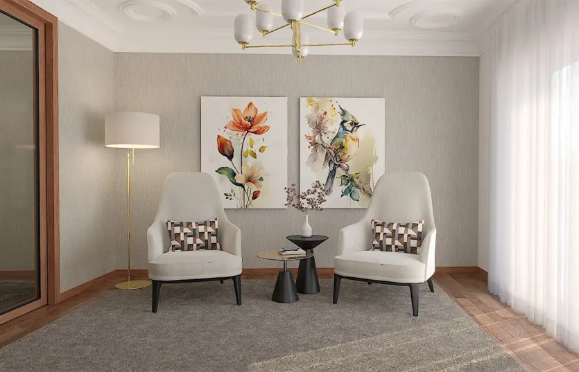 Render de Zona de circulação