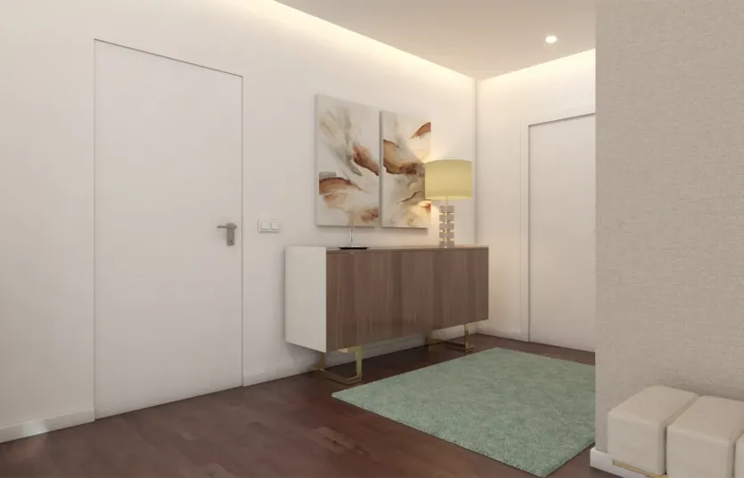 Render de Zona de circulação