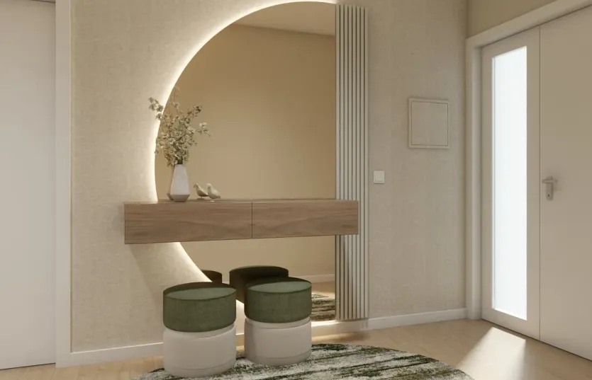 Render de Zona de circulação