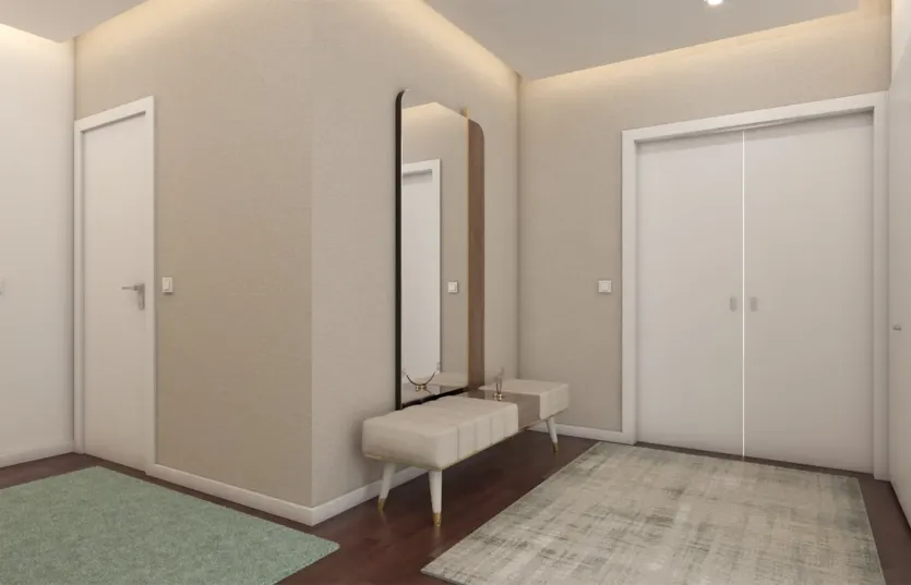 Render de Zona de circulação