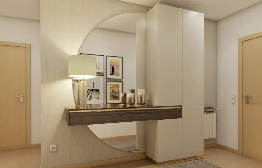 Render de Zona de circulação