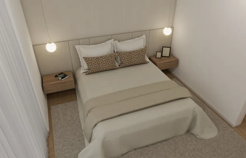 Render de Quarto Suite